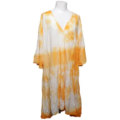 Jurk (Geel, Wit) van Rough & Rose Viscose