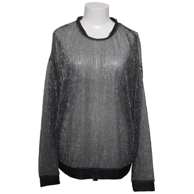 Sweatshirt (Noir, Argent) de Broadway NYC Fashion Fibre métallique, Polyester
