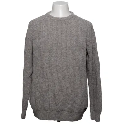 Strickpullover (Grau) von Barbour Wolle