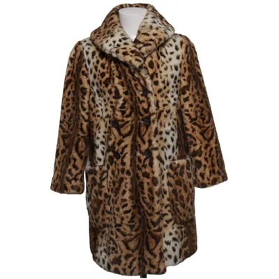 Vinterjakke (Brun, Hvid, Sort) fra Topshop Polyester