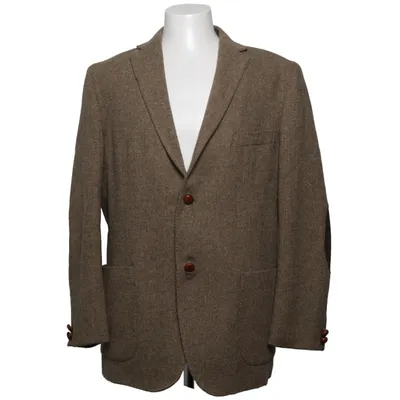Blazer (Brown) from Jack Murphy Polyester, Wool
