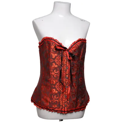 Korsett (Röd, Svart) Elastan, Polyester