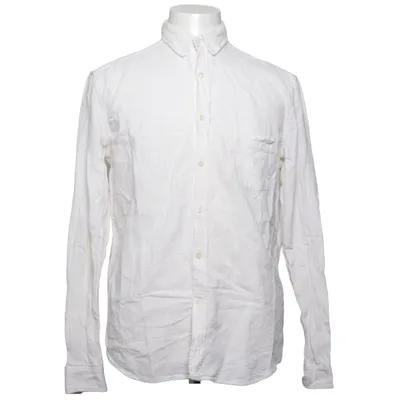 Skjorte (Hvid) fra L'Homme Rouge Bomuld, Linned