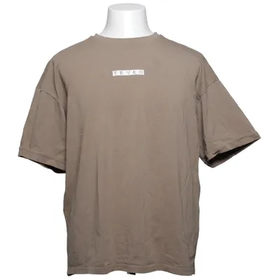 T-shirt (Beige) från Teveo Bomull, Elastan
