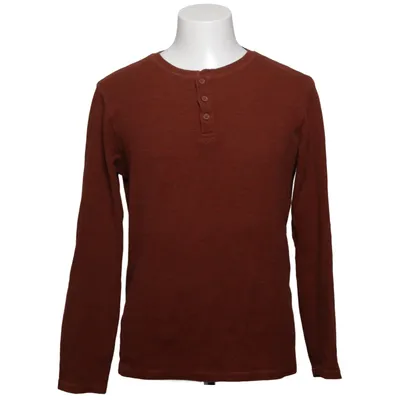 T-shirt manches longues (Marron) de Tom Tompson Coton biologique, Polyester