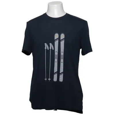 T-shirt (Gray) from Super.Natural Merino wool, Polyester