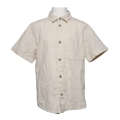 Kortärmad skjorta (Beige) från H&M Bomull, Linne