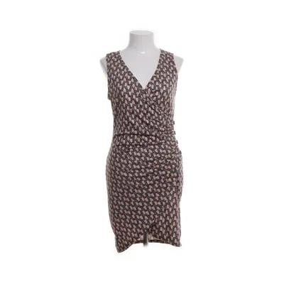 Wrap dress (Beige, Black) from Shein Elastane, Polyester