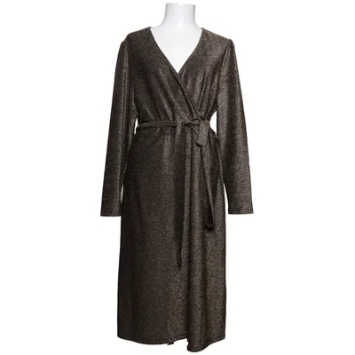 Kjole (Guld) fra MyWear Woman Elastan, Metallfiber, Polyester
