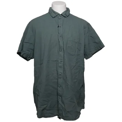 Chemise à manches courtes (Vert) de Dressmann Coton, Lin