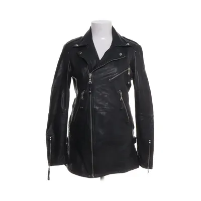 Leather jacket (Black) from Whistles Cotton, Polyester, Leather
