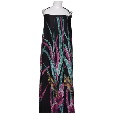 Maxi dress (Black, Multicolored) from Select Elastane, Polyester