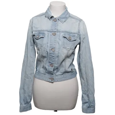 Denim jacket (Blue) from Ichi Cotton, Elastane