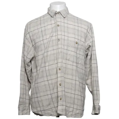 Flannel shirt (Beige, Gray) from Terry Parker Cotton