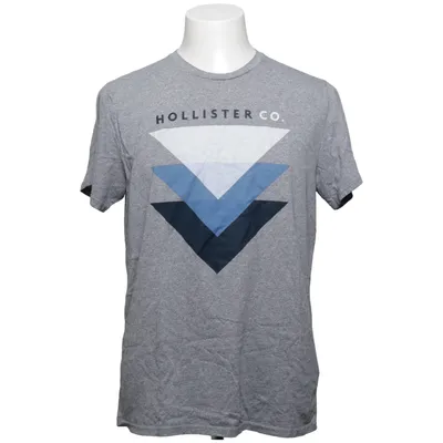 T-shirt (Gris, Bleu, Blanc) de Hollister Co Coton, Polyester
