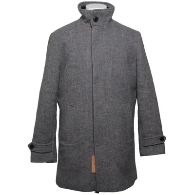 Mantel (Grau) von Selected Homme Recyceltes Polyester, Wolle