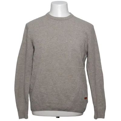 Pull-over (Gris) de Barbour Cuir, Polyester, Laine