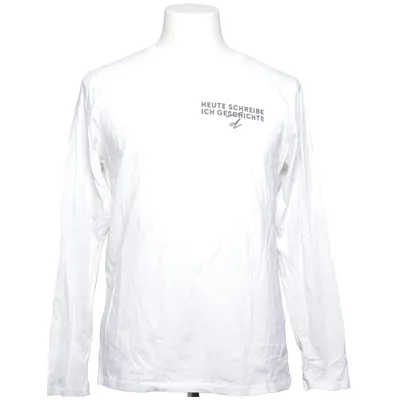 T-shirt à manches longues (Blanc) de Premium Men Coton