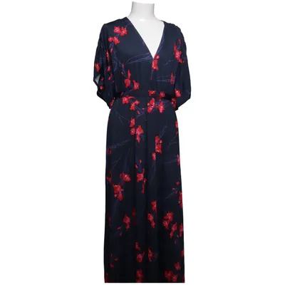 Robe longue (Bleu, Rouge, Violet) de Ellos Élasthane, Polyester
