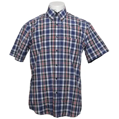 Kortärmad skjorta (Blå, Vit, Röd) från Antonio Bacci