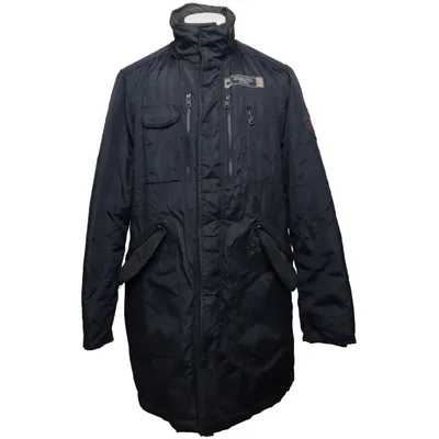 Parka (Blå) fra Aeronautica Militare Bomuld, Polyamid, Polyester