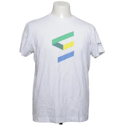 T-shirt (Wit, Meerkleurig) van Man Katoen