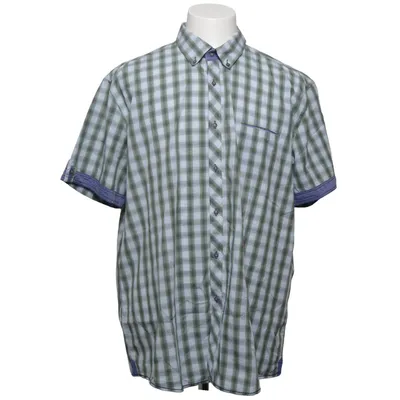 Short sleeve shirt (Green, Blue) from Milano Italy Cotton
