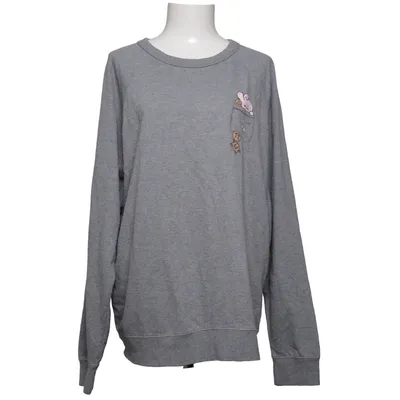 Sweatshirt (Gris) de Delta Fleece Coton, Polyester
