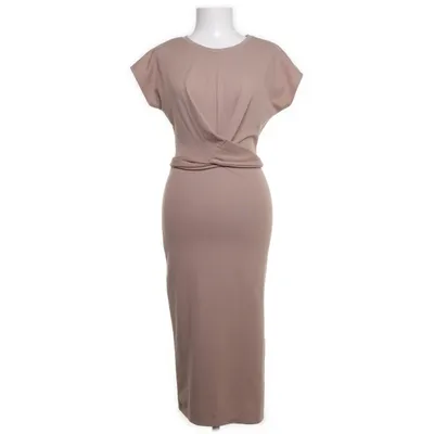 Dress (Beige) from Bubbleroom Elastane, Polyester, Viscose