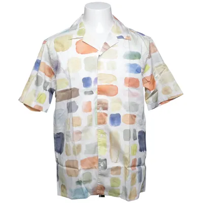 Short sleeve shirt (White, Multicolored) from Octobre Éditions Organic cotton