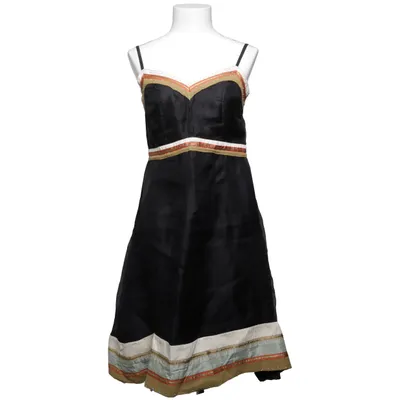 Jurk (Zwart, Beige, Meerkleurig) van Lysgaard Polyester, Zijde