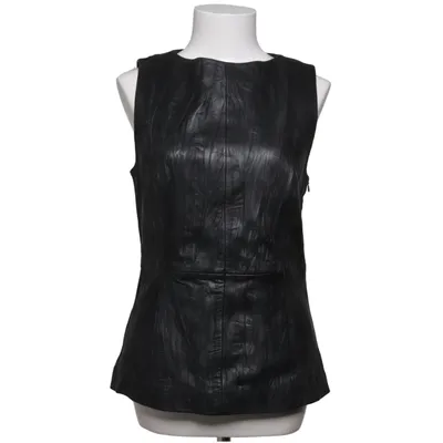 Peplum top (Gray) from Selected Femme Leather