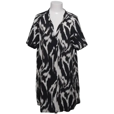 Robe (Noir, Blanc) de Ella Polyamide, Viscose