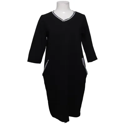 Jurk (Zwart, Wit, Zilver) van Miki Elastaan, Viscose