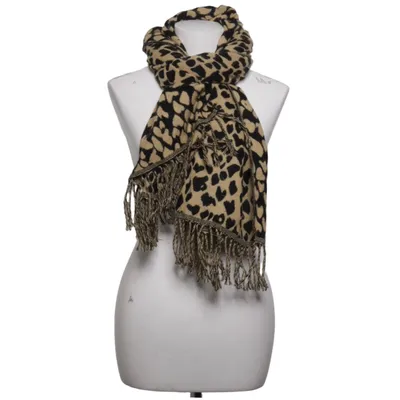 Scarf (Beige, Black) from Åhléns Acrylic