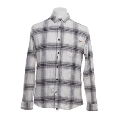 Flanellen overhemd (Wit, Grijs) van Only & Sons Katoen