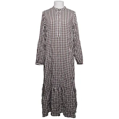 Maxi dress (Brown, White) from VRS Cotton, Polyester