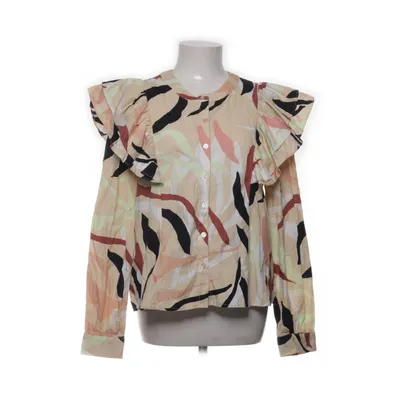 Blouse (Beige, Multicolored) from Gina Tricot Cotton