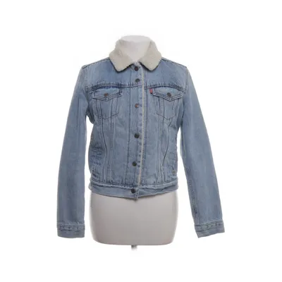 Fodrad jeansjacka (Blå, Vit) från Levi's Premium Akryl, Bomull, Polyester, Pälsimitation, Viskos