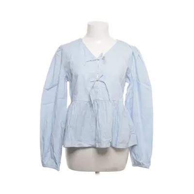 Blus (Blå) från Gina Tricot Ekologisk bomull