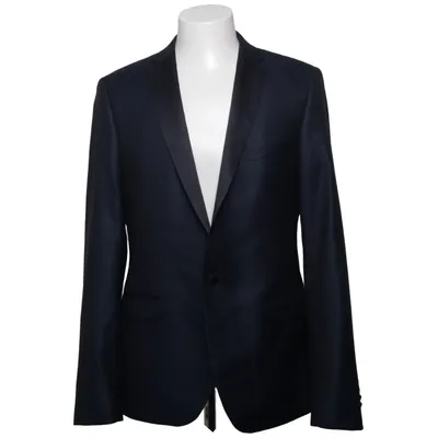Smokingblazer (Blå) fra Finshley & Harding Polyester, Viscose, Uld