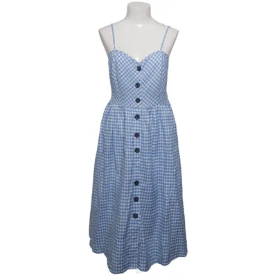 Klänning (Blå, Vit) från Primark Bomull, Polyester
