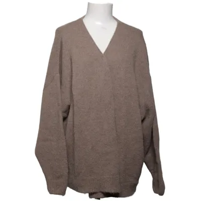 Strickjacke (Beige) von Everless Alpakawolle, Nylon