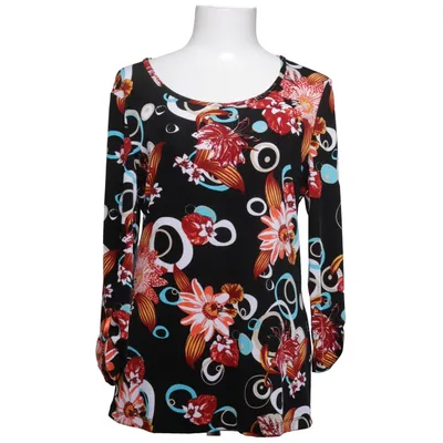Topp (Svart, Flerfärgad) från Kim & Co Elastan, Polyester