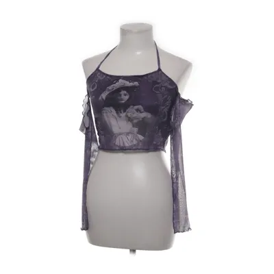 Crop top (Lila, Meerkleurig) van Romwe