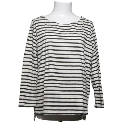 Långärmad t-shirt (Vit, Svart) från Gudrun Sjödén Bomull