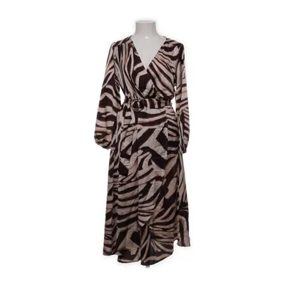 Omlottklänning (Brun, Vit, Flerfärgad) från JS Millenium Polyester