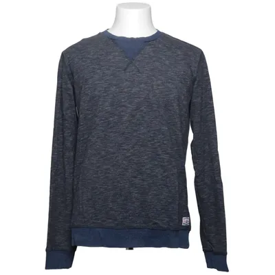 Collegetröja (Blå, Grå) från Crocker Apparel Bomull, Polyester