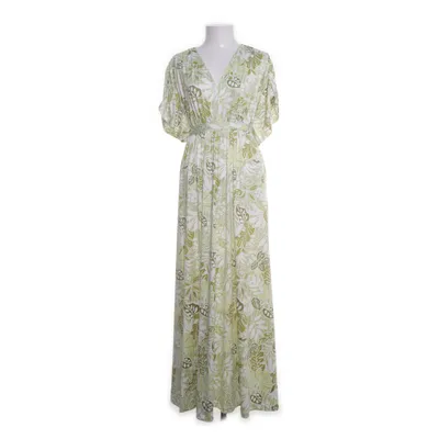 Maxi dress (White, Green) from Ellos Elastane, Polyester