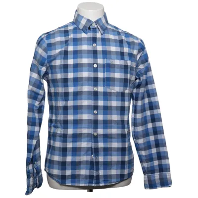Shirt (Blue, White) from Hollister Cotton